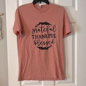 Women’s Bella canvas tee peach color